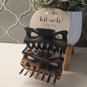 Kitsch Black and Tortoiseshell Claw Clips